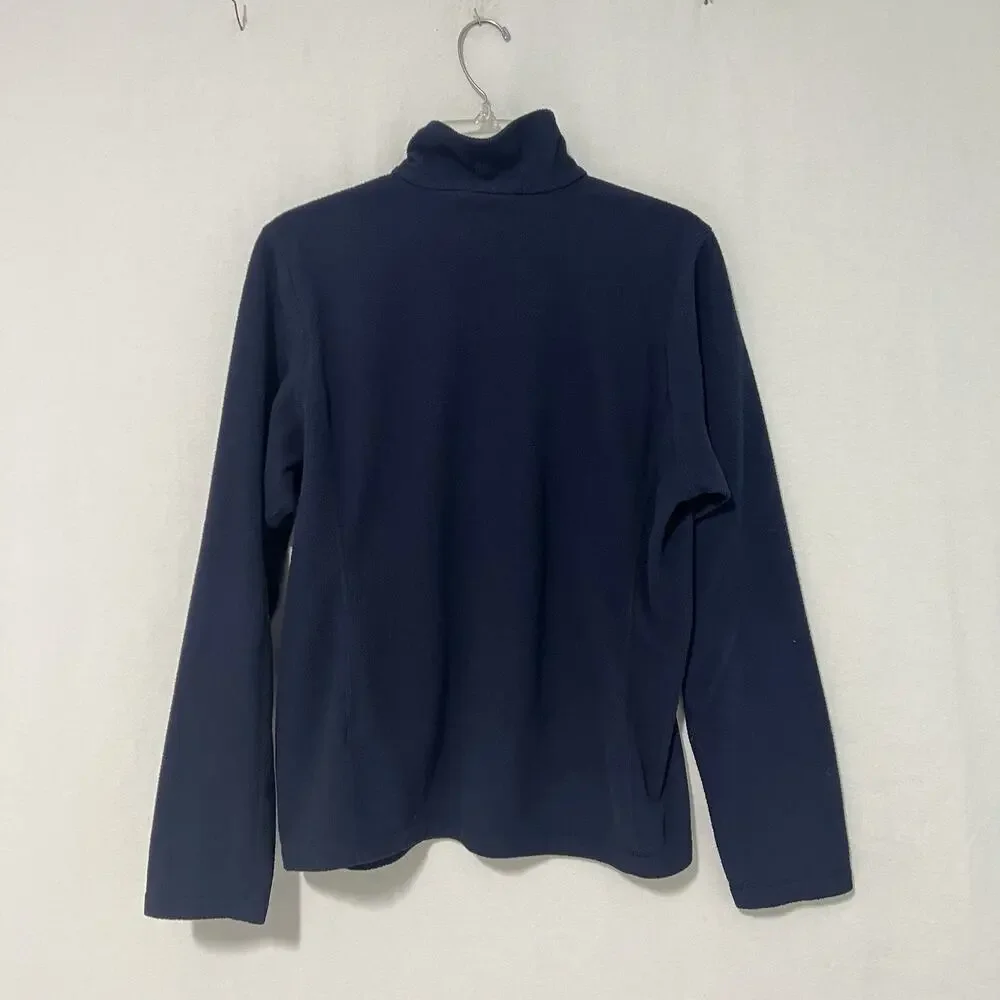 Patagonia Quarter Zip Fleece Pullover Women’s L Blue Lightweight LBJ UT Texas